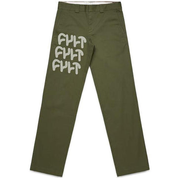 Cult Militant Chinos - Army Green