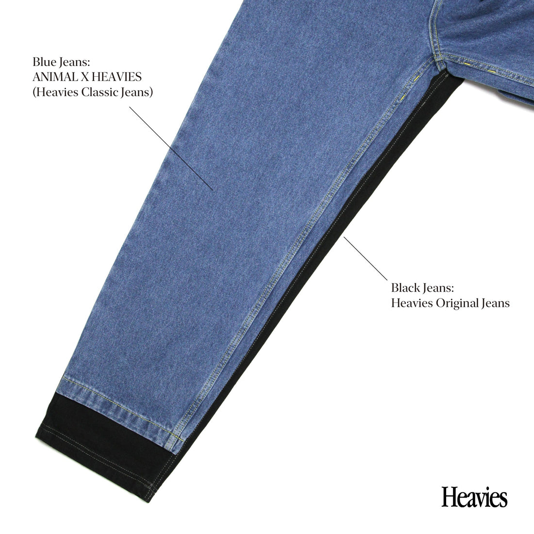 Doomed Heavies x Animal Jeans Blue