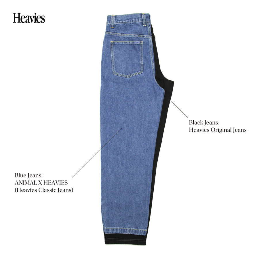 Doomed Heavies x Animal Jeans Black