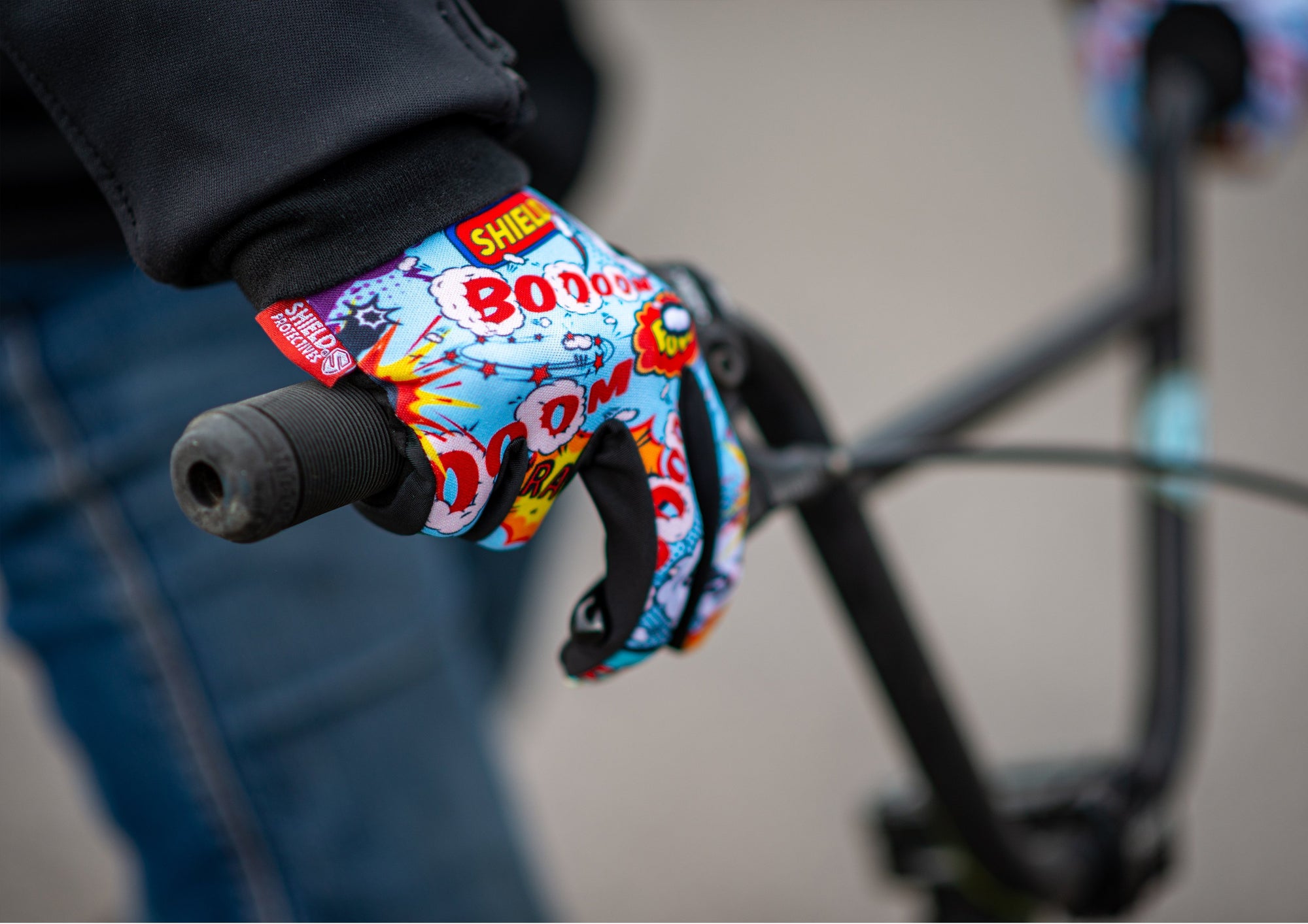 Shield Protectives Gloves - Pop Art - Waller BMX