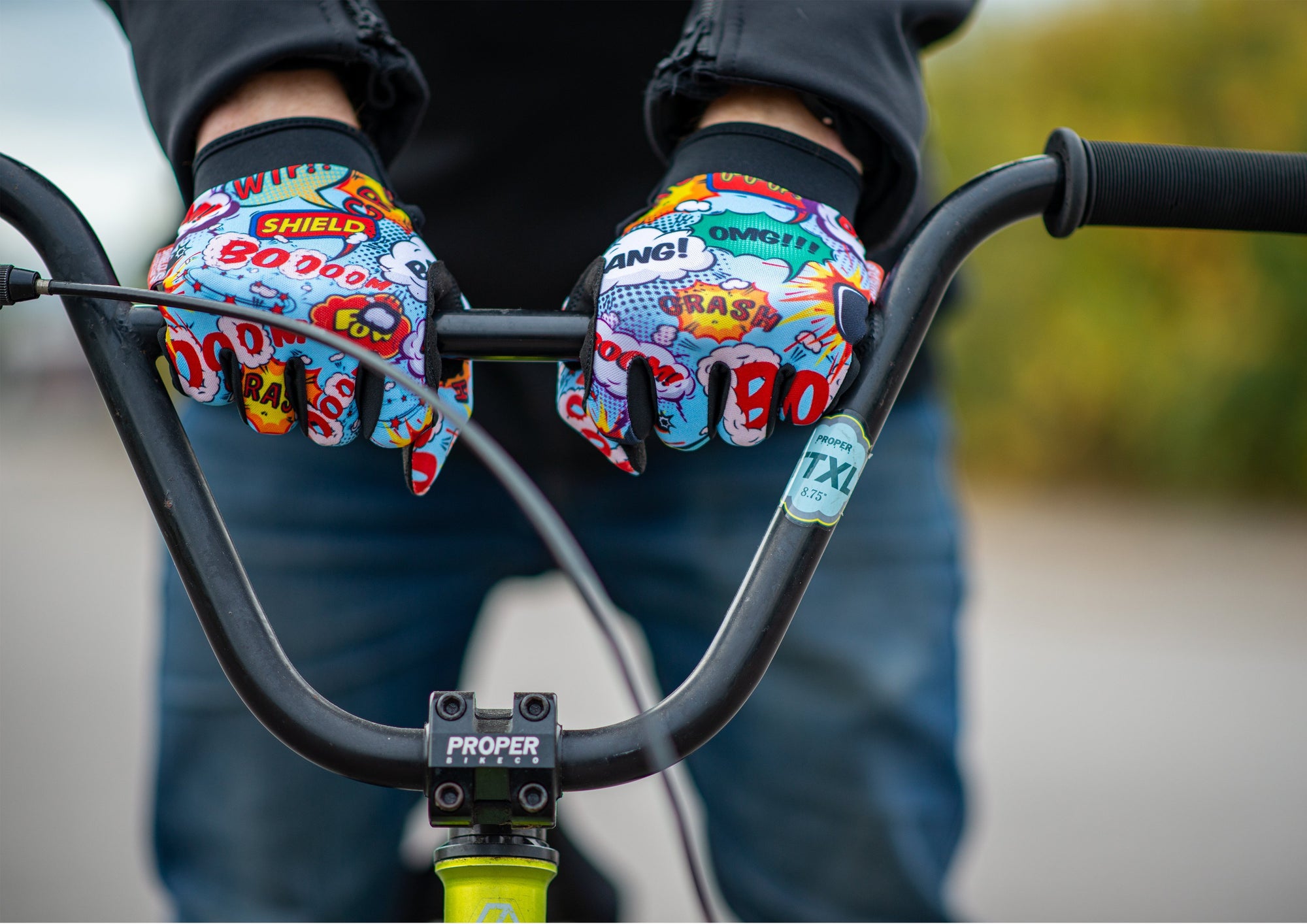 Shield Protectives Gloves - Pop Art - Waller BMX