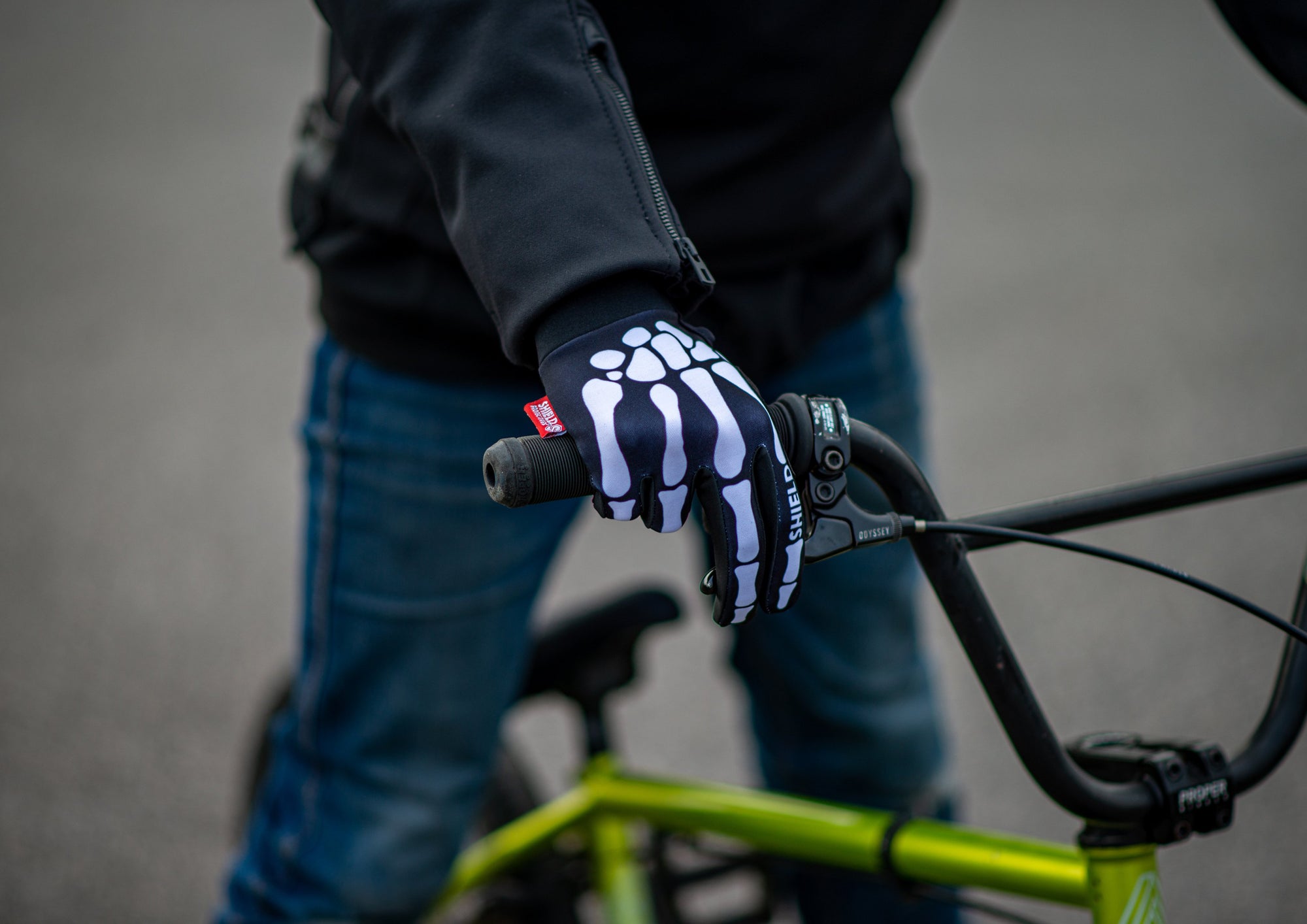 Shield Protectives Gloves - Skeleton - Waller BMX