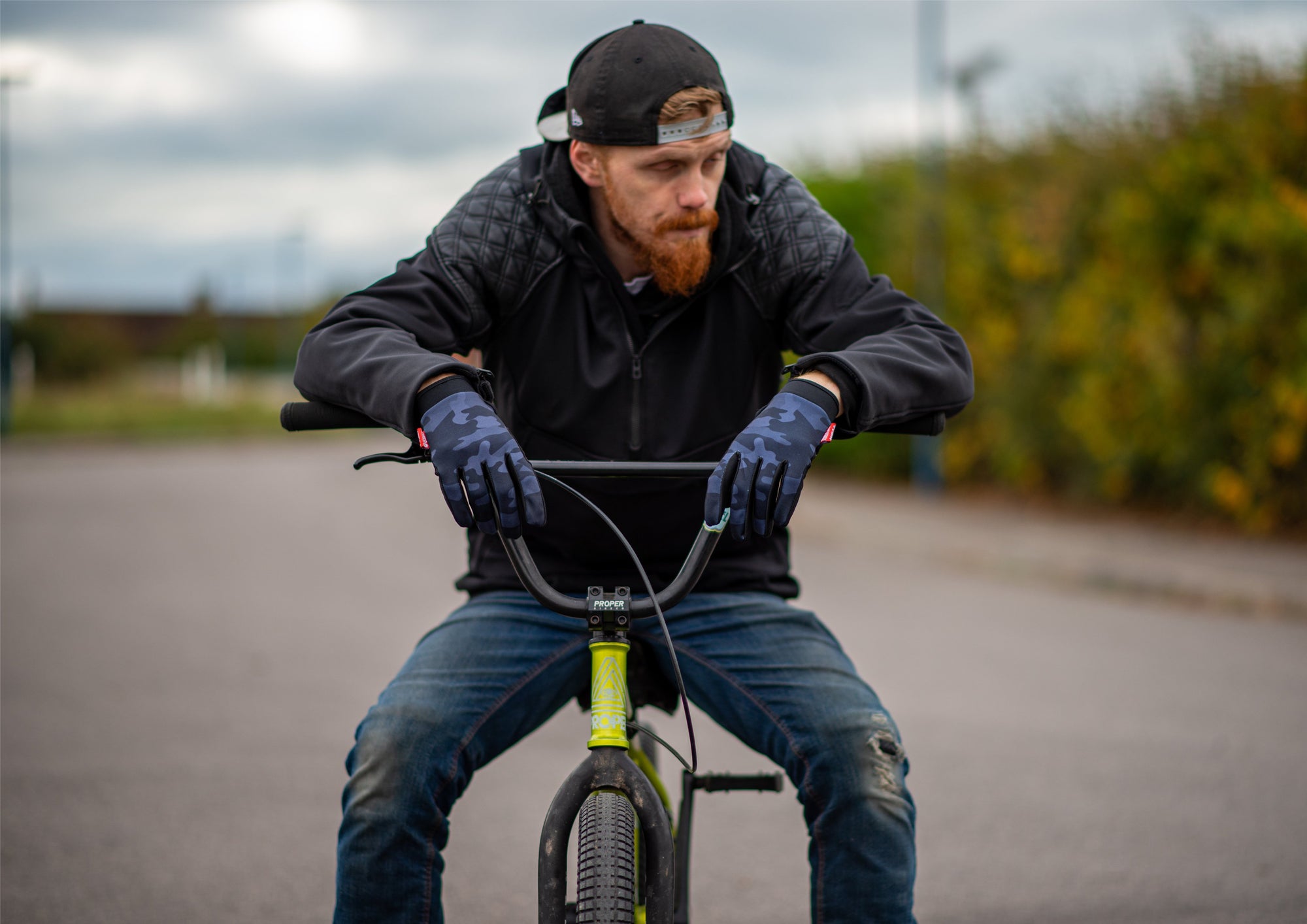 Shield Protectives Gloves - Black Camo - Waller BMX