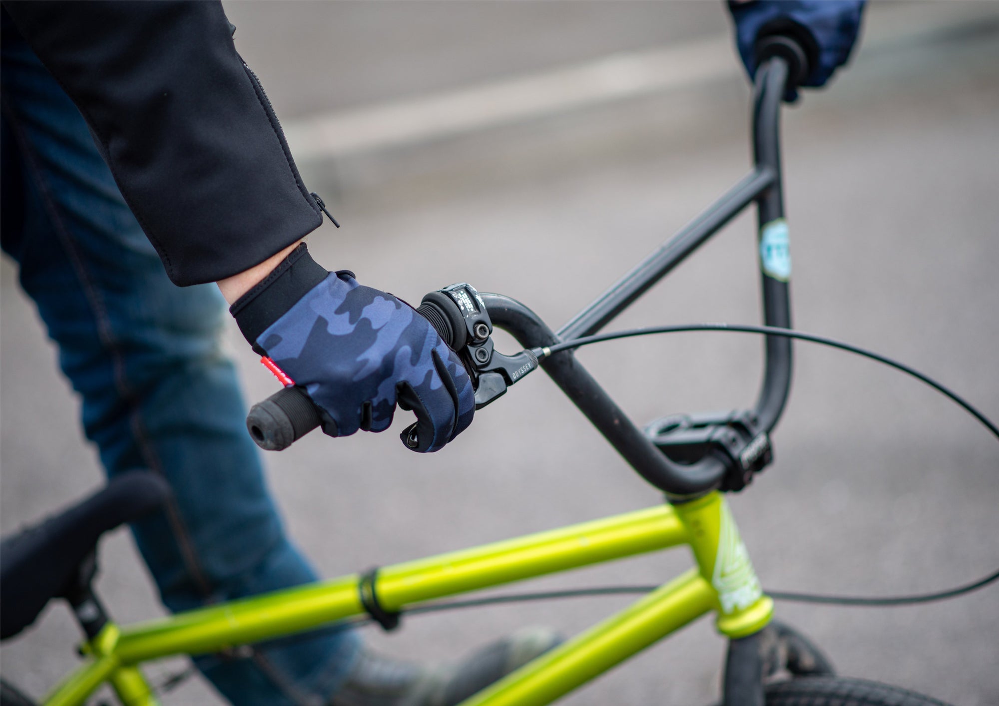 Shield Protectives Gloves - Black Camo - Waller BMX