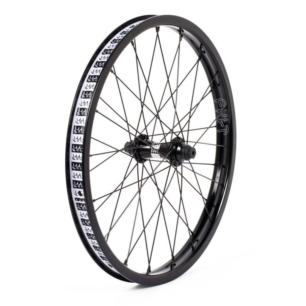 Cult Crew Match V2 Front Wheel With Guards - Black 10mm (3/8")