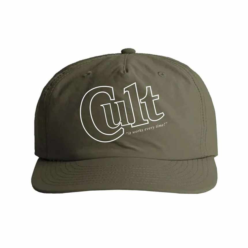 Cult 45 Cap - Olive - Waller BMX
