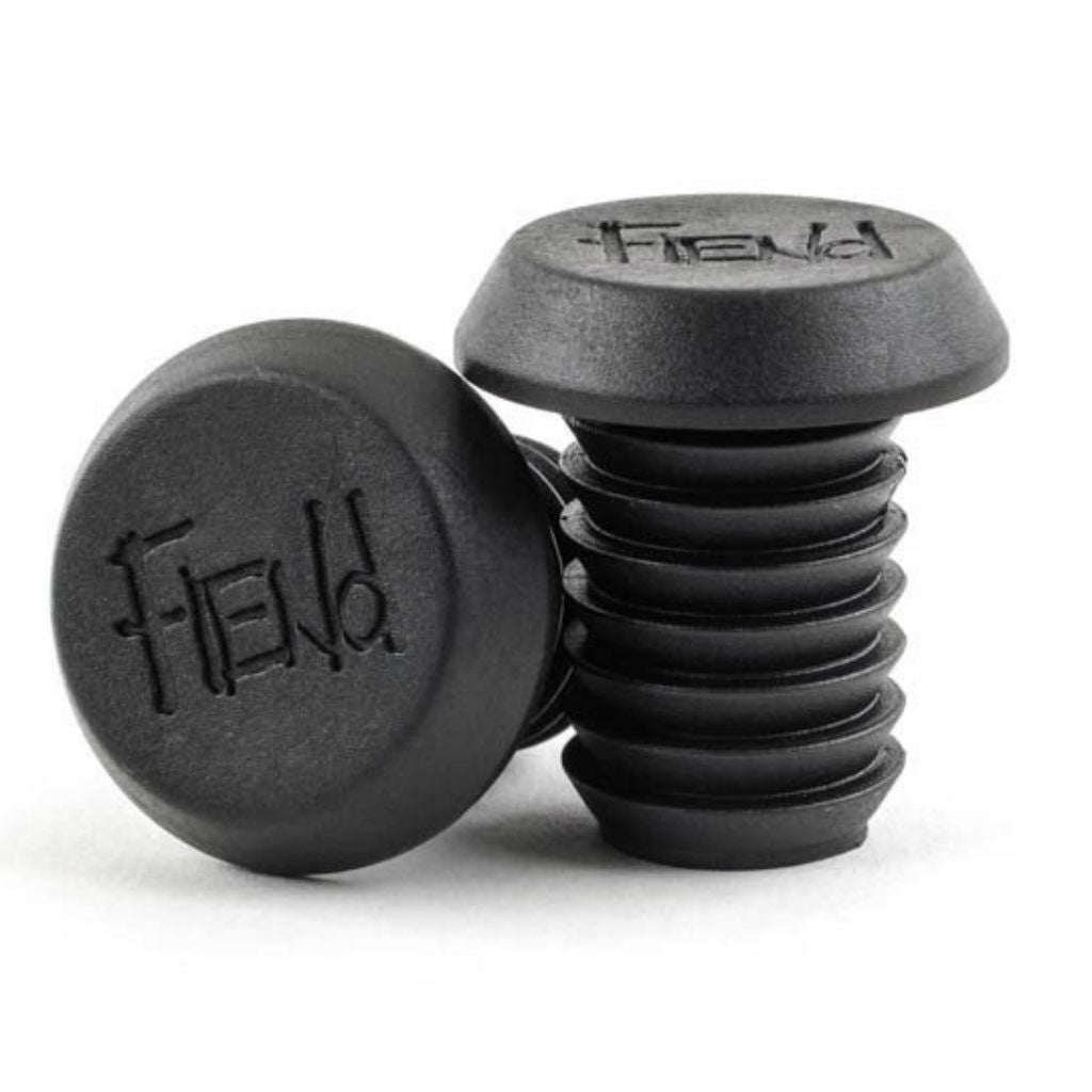 Fiend Plastic Bar Ends - Black - Waller BMX