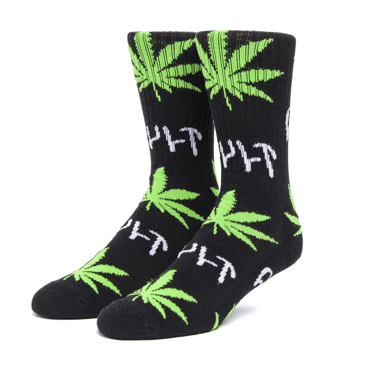 HUF X Cult Plantlife Socks - Black / Green | BMX