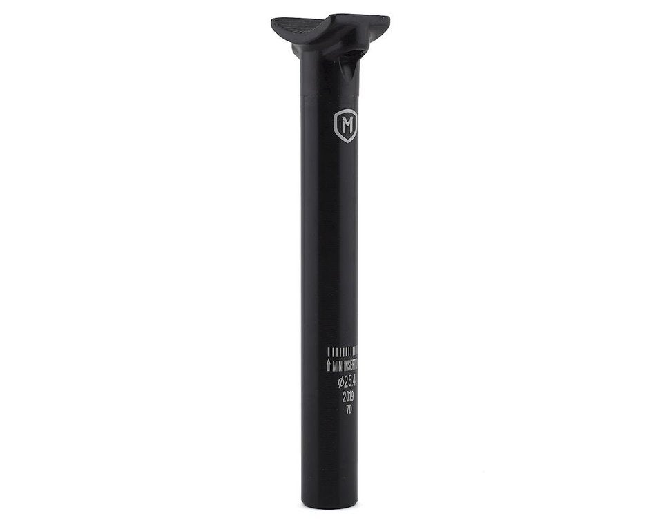 Mission Stealth 180mm Seat Post - Black 25.4mm - Waller BMX