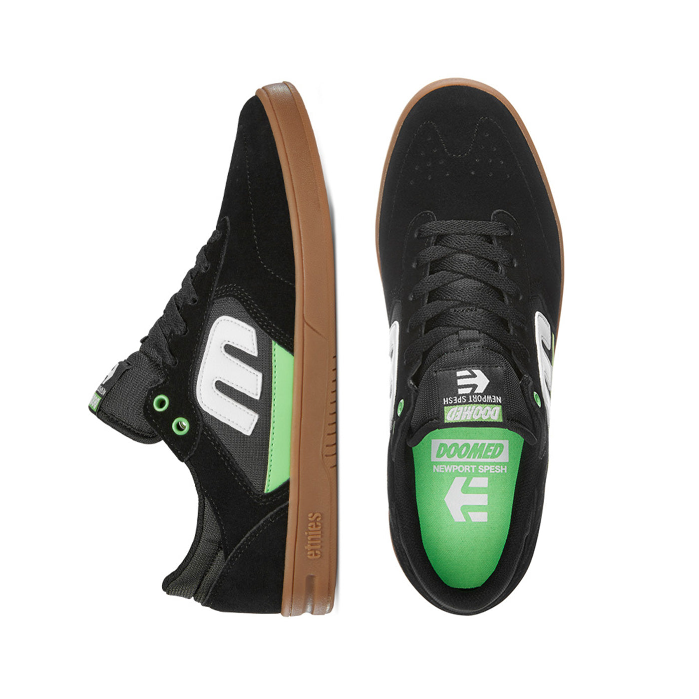 Etnies Windrow x Doomed Green/Black/Gum - Waller BMX