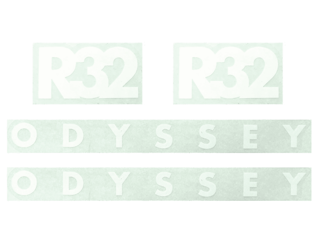 Odyssey R32 series fork stickers