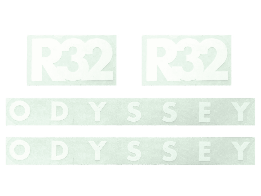 Odyssey R32 series fork stickers