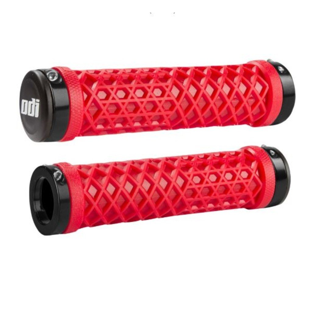 ODI x Vans Lock-On Grips - Red 130mm - Waller BMX