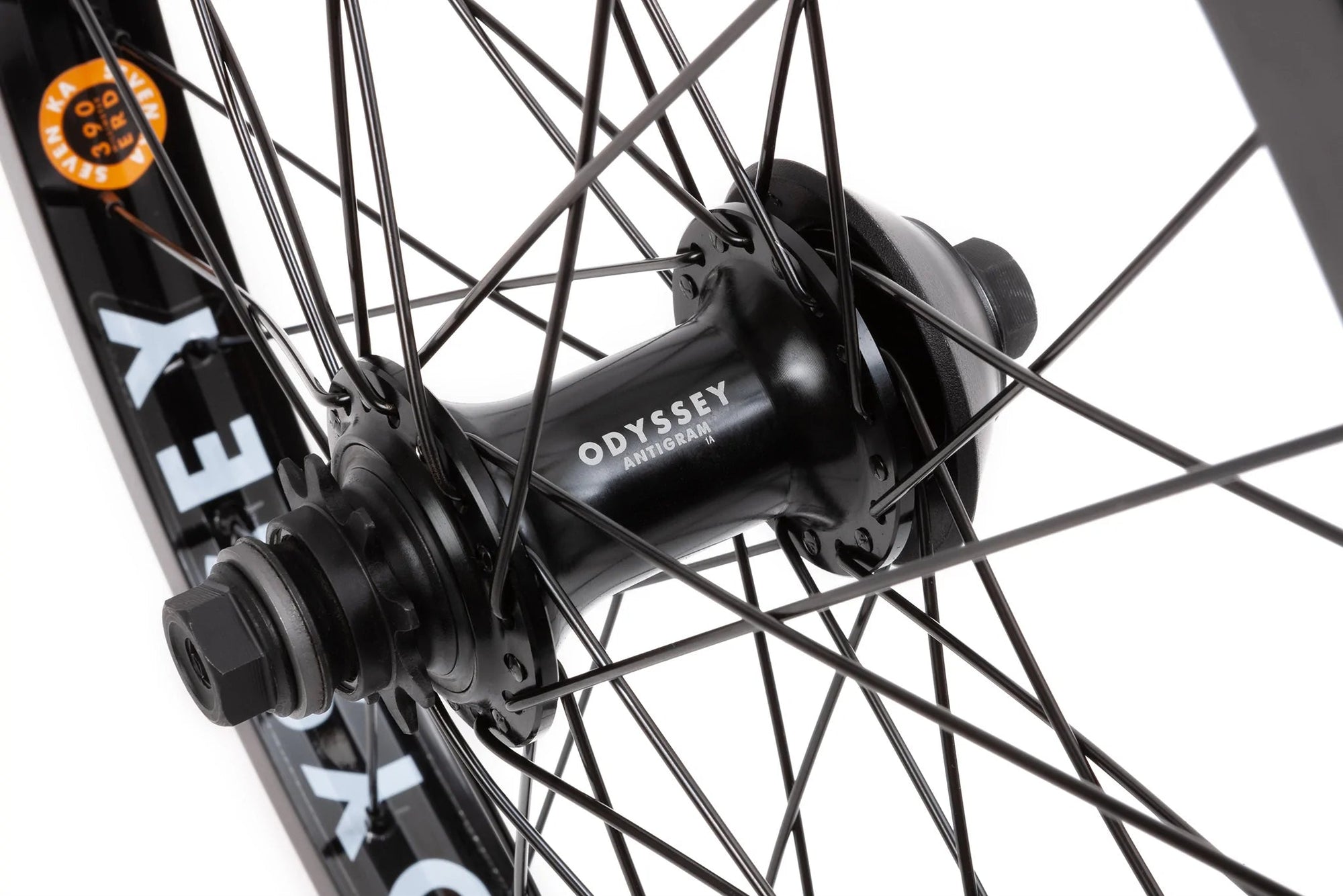 Odyssey 7KA Complete Front Wheel - Black - Waller BMX