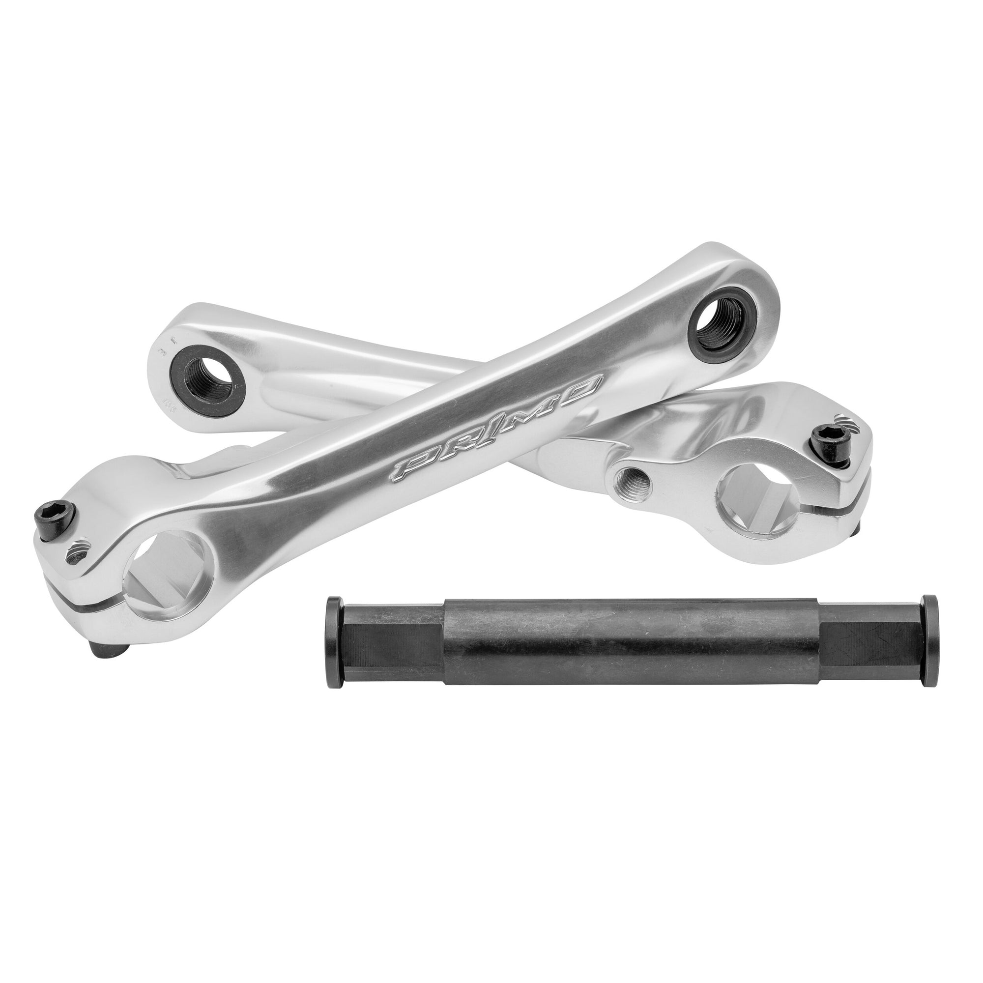 Primo Powerbite 3pc Cranks - Polished - Waller BMX