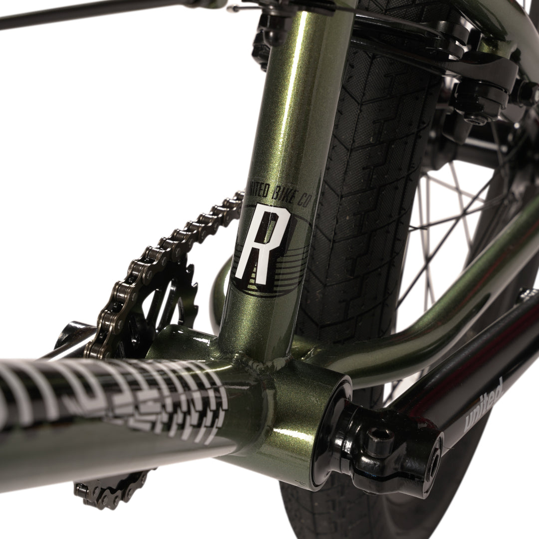 United Recruit 20.25&quot; BMX Bike Army Green - Waller BMX