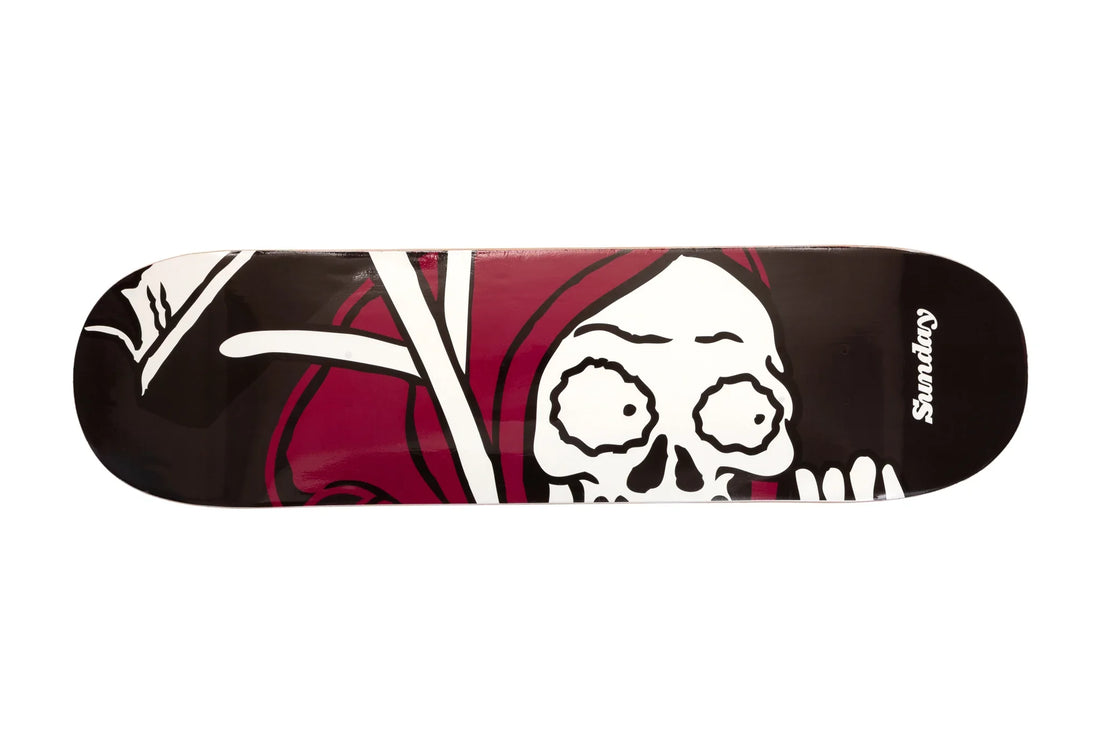 Sunday Creepy Sweeper 8.5" Skateboard Deck