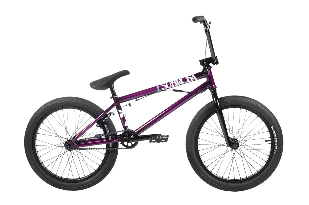 Subrosa Wings 20.2" Park Complete BMX Bike - Translucent Purple 2022