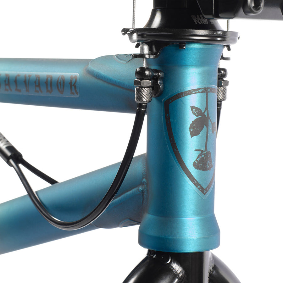 Subrosa Salvador 20.5" Park Complete BMX Bike - Matt Trans Teal Fade 2022
