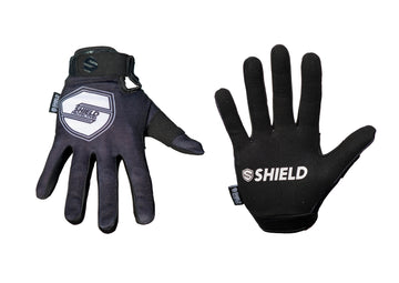 Shield Protectives Gloves - Black/White Shield