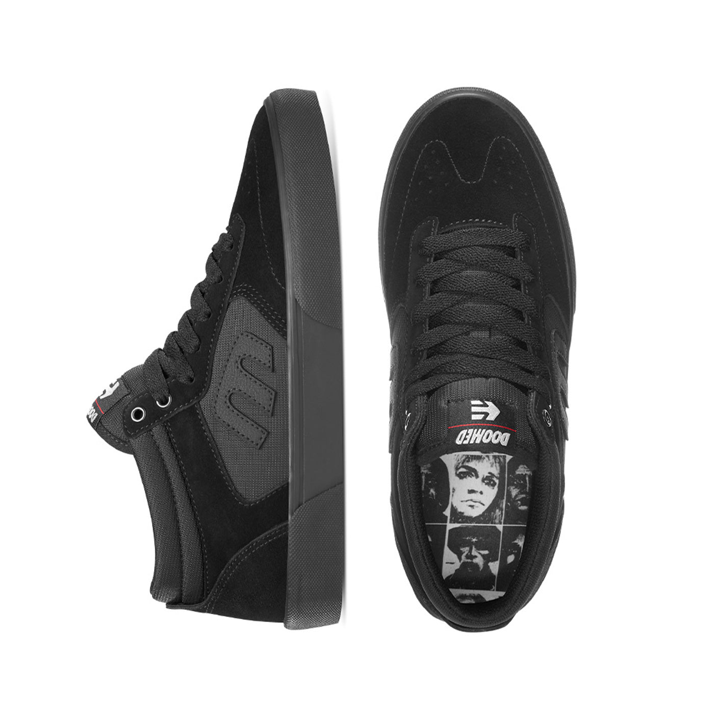 Etnies Windrow Vulc Mid x Doomed Black - Waller BMX
