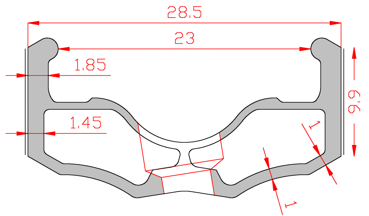 Alienation TCS MALICE Rim at 61.49. Quality Rims from Waller BMX.