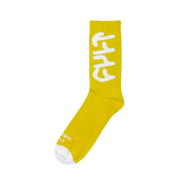 Cult Big Logo Socks - Gold