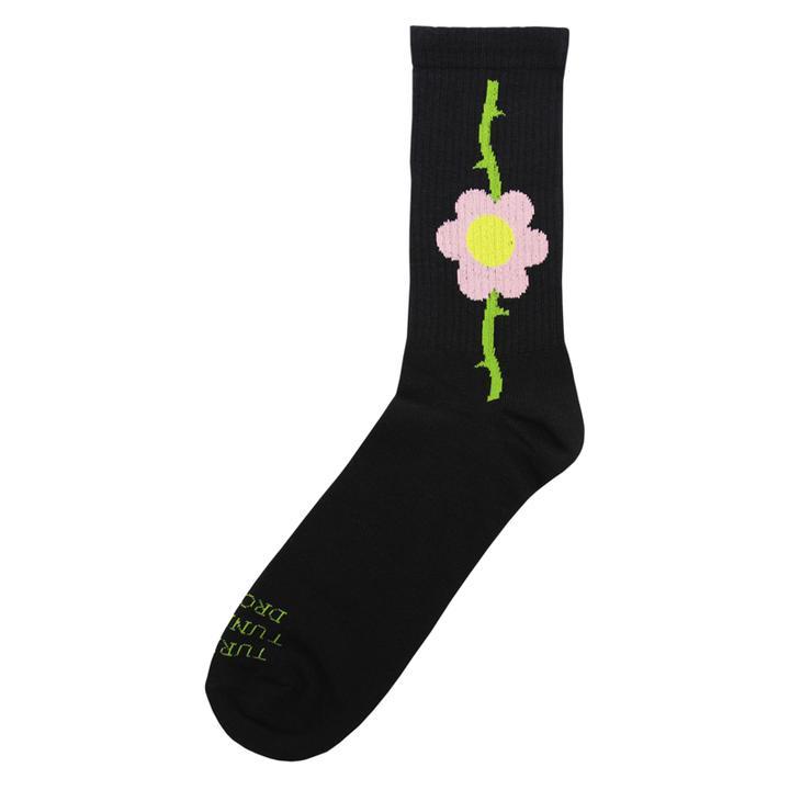 Cult Bloomed Socks - Black