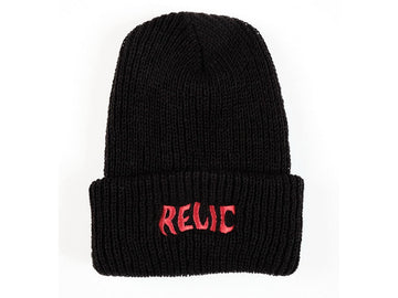 Relic Stoned Beanie Black/Red
