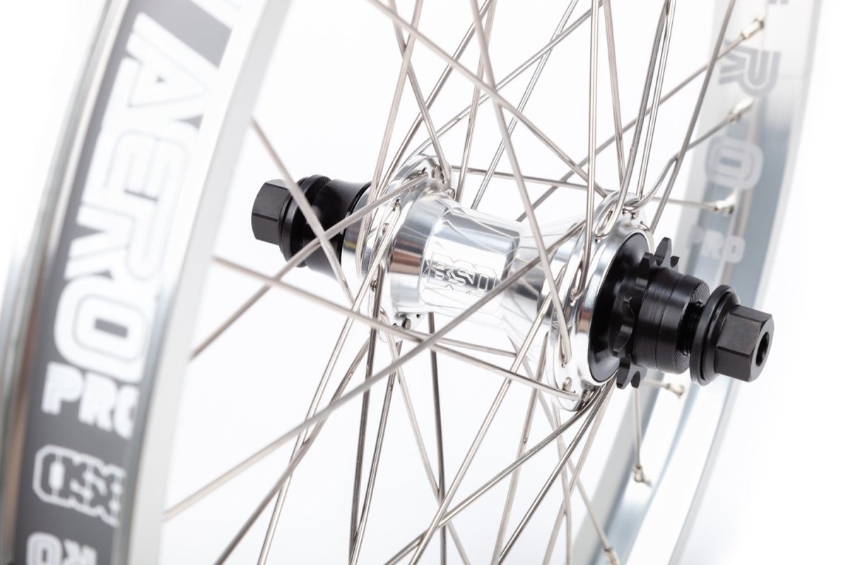 BSD Aero Pro Back Street Wheel - Polished at 174.99. Quality Rear Wheels from Waller BMX.