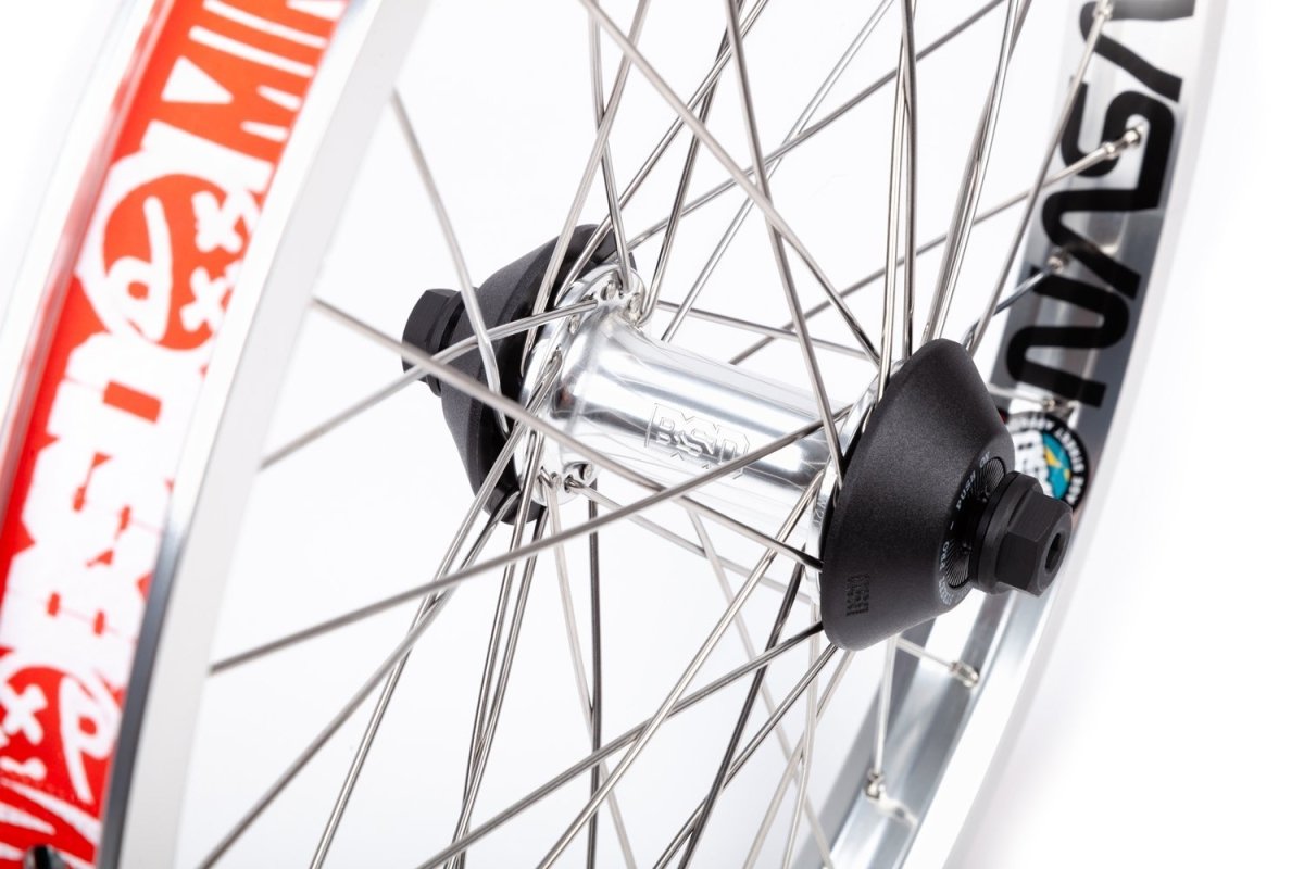 BSD Front Street Pro Mind Wheel - Polished at . Quality Front Wheels from Waller BMX.