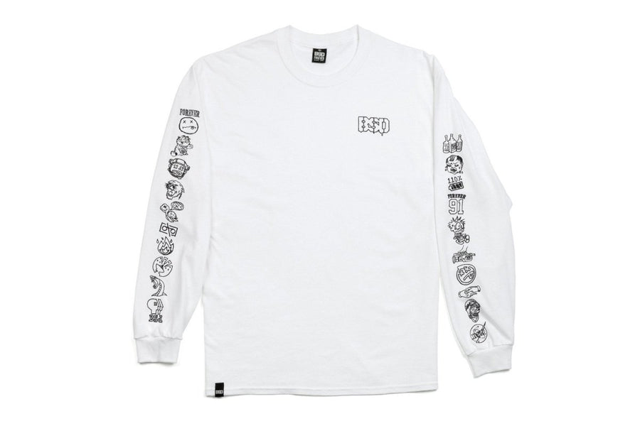BSD Icon Longsleeve T-Shirt at 29.99. Quality T-Shirts from Waller BMX.