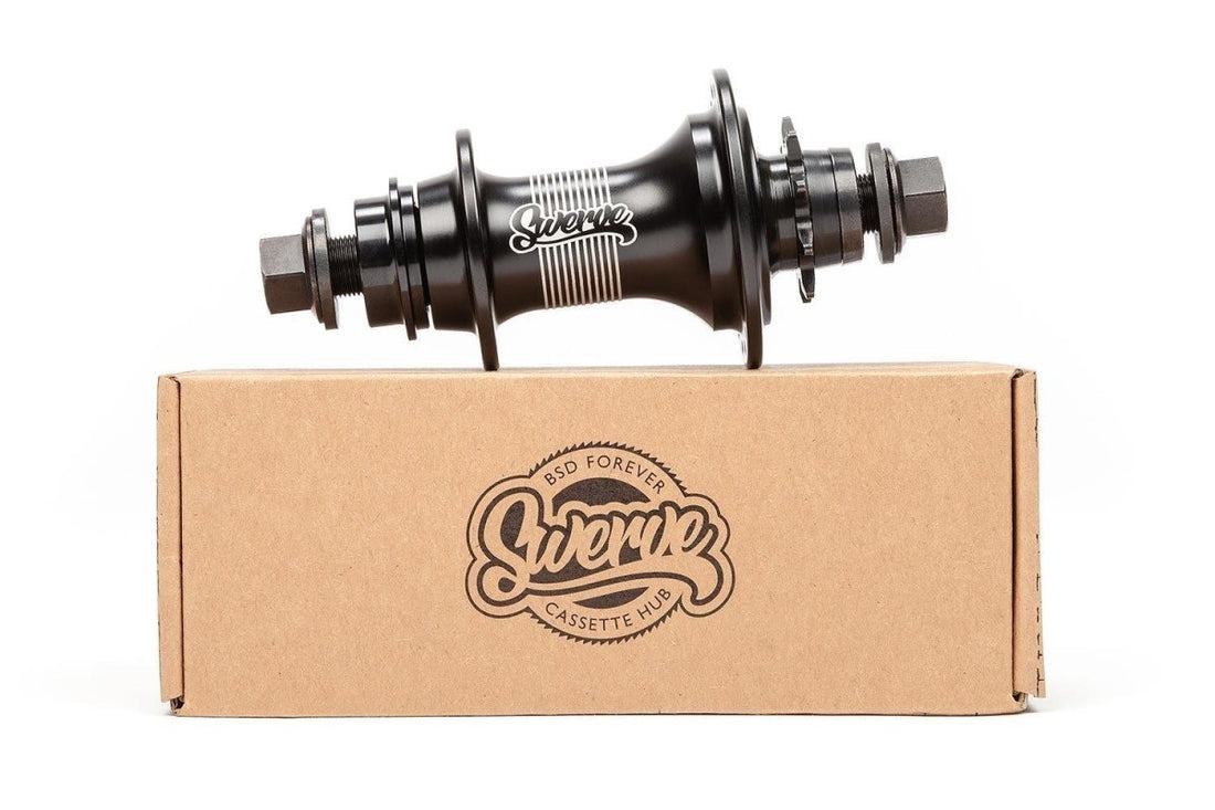 BSD Swerve Cassette Rear Hub at 155.54. Quality Hubs from Waller BMX.