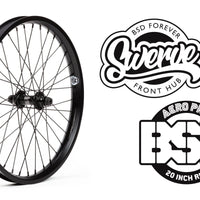 BSD Swerve X Aero Pro Front Wheel at 154.99. Quality Rear Wheels from Waller BMX.