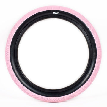 Cult 26" Vans Tyre - Rose Pink With Black Sidewall 2.10" at . Quality Tyres from Waller BMX.