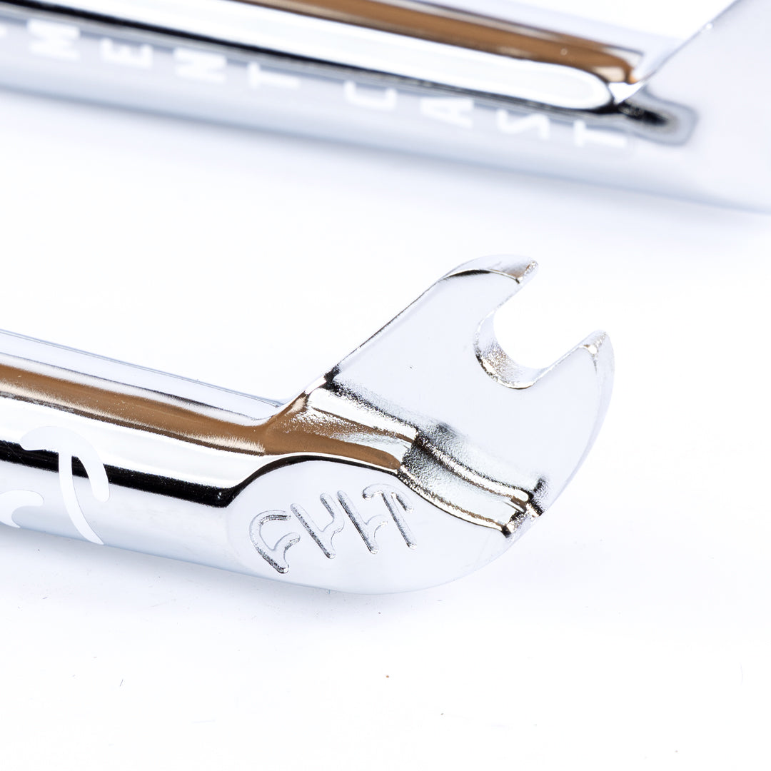 Cult IC Sect V4 29&quot; Forks 28mm Rake - Chrome 10mm (3/8&quot;) | BMX