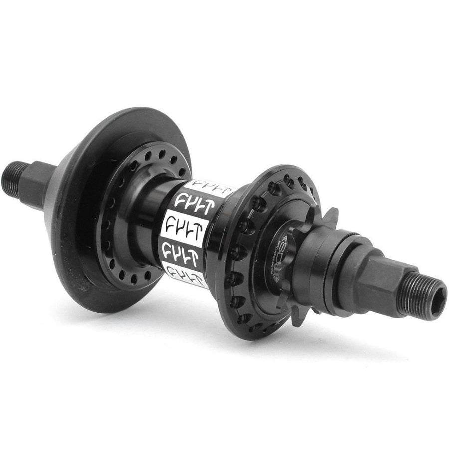 Cult Crew SDS Cassette Hub With NDS Hubguard - Black 9 Tooth at . Quality Hubs from Waller BMX.
