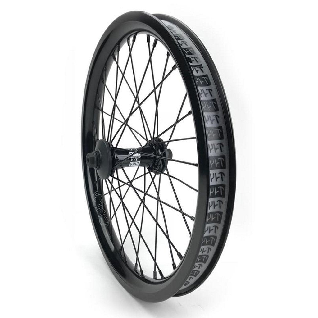 Cult Juvi 18" Front Wheel - Black 10mm (3/8") at . Quality Front Wheels from Waller BMX.