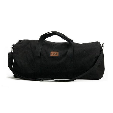 Cult Leather Patch Duffle Bag - Black at . Quality Backpacks from Waller BMX.