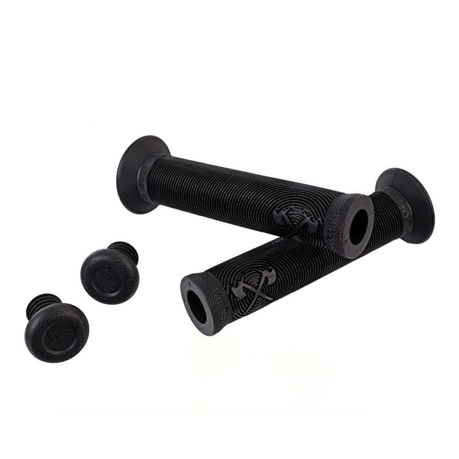Demolition Axes Grips Flanged at 8.99. Quality Grips from Waller BMX.