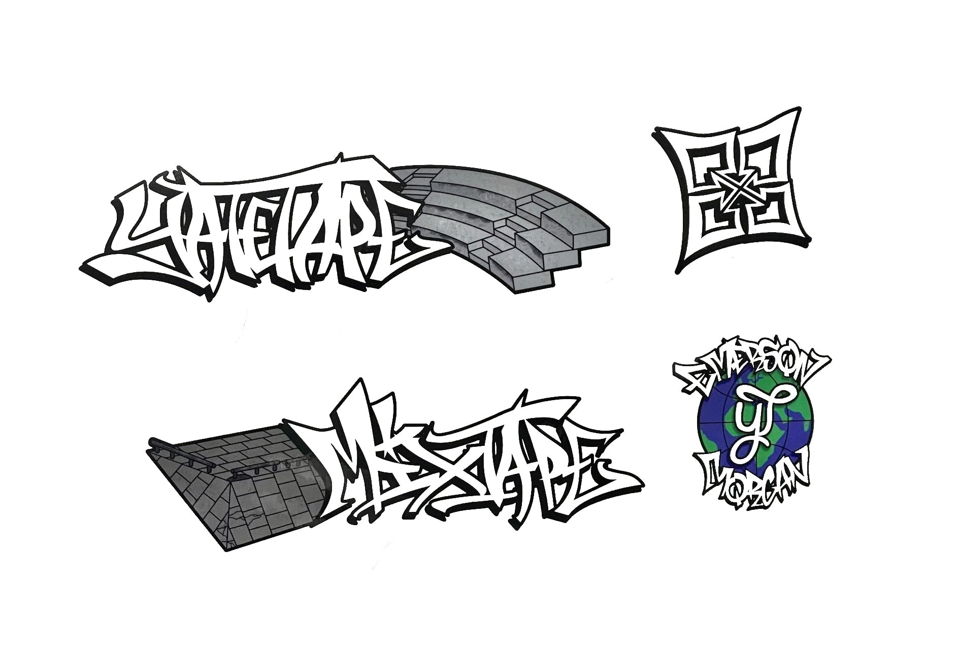 FIT Mixtape V3 Emerson Morgan Signature Sticker Pack - Waller BMX