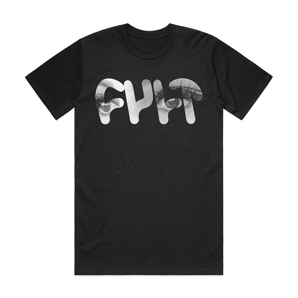Cult Eyes T-Shirt - Black - Waller BMX