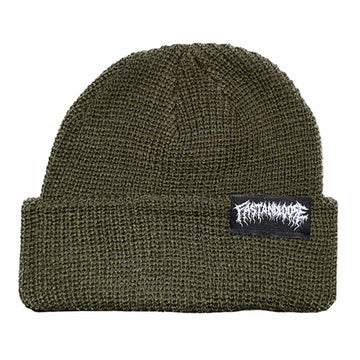 Fast And Loose Tag Beanie - Green