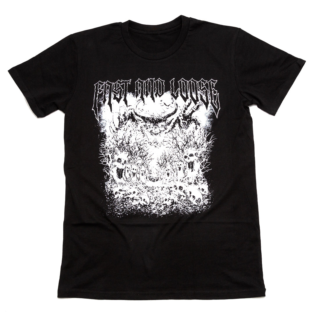 Fast And Loose Underworld T-Shirt - Black - Waller BMX