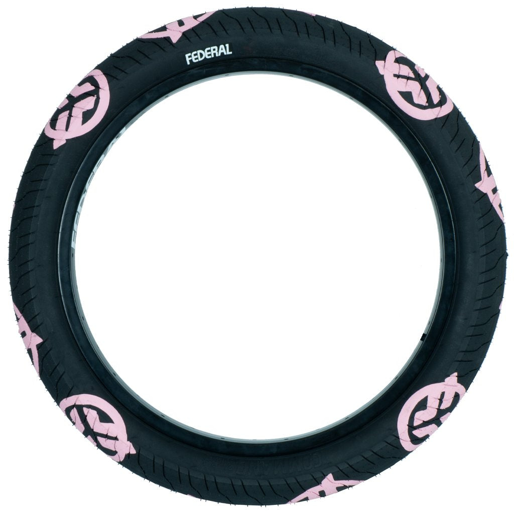 Federal Command LP Tyre - Black With Pink Logos 2.40"