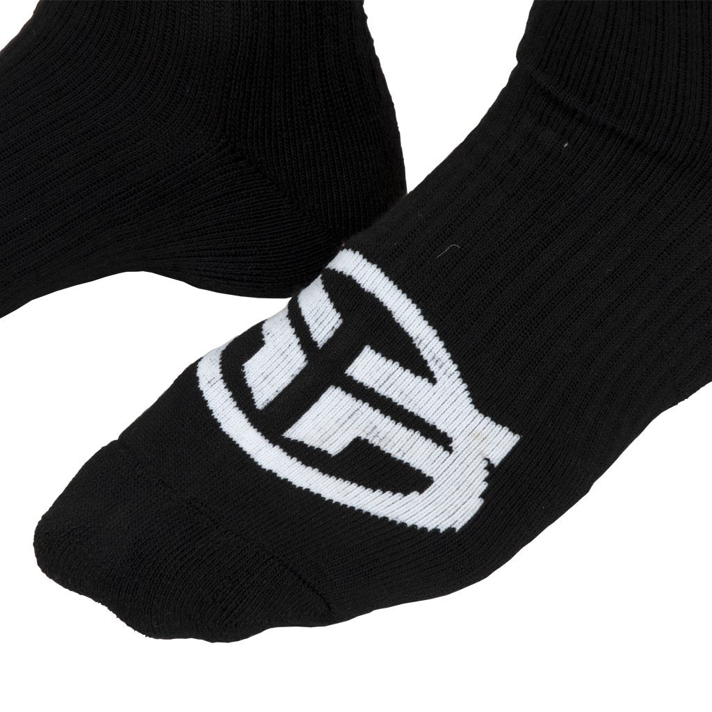 Federal Logo Socks - Black With White Logos - Waller BMX