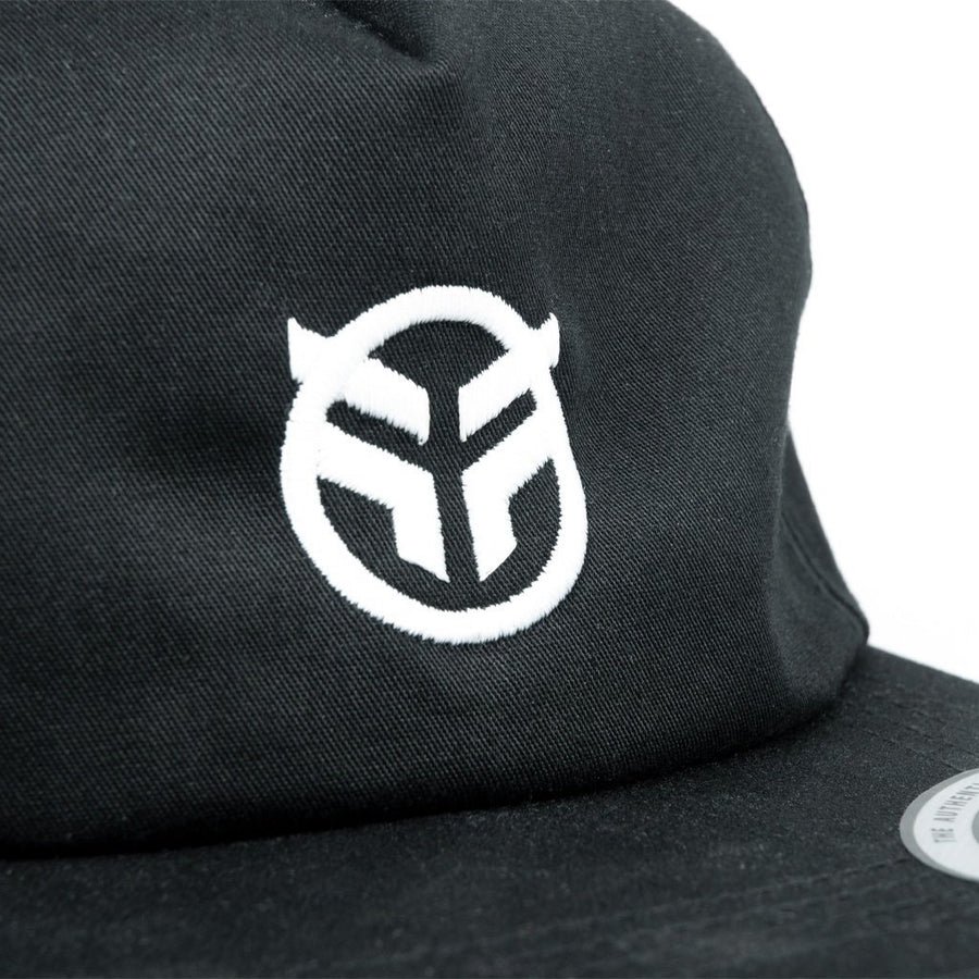 Federal Logo 5 Panel Snapback Cap - Black