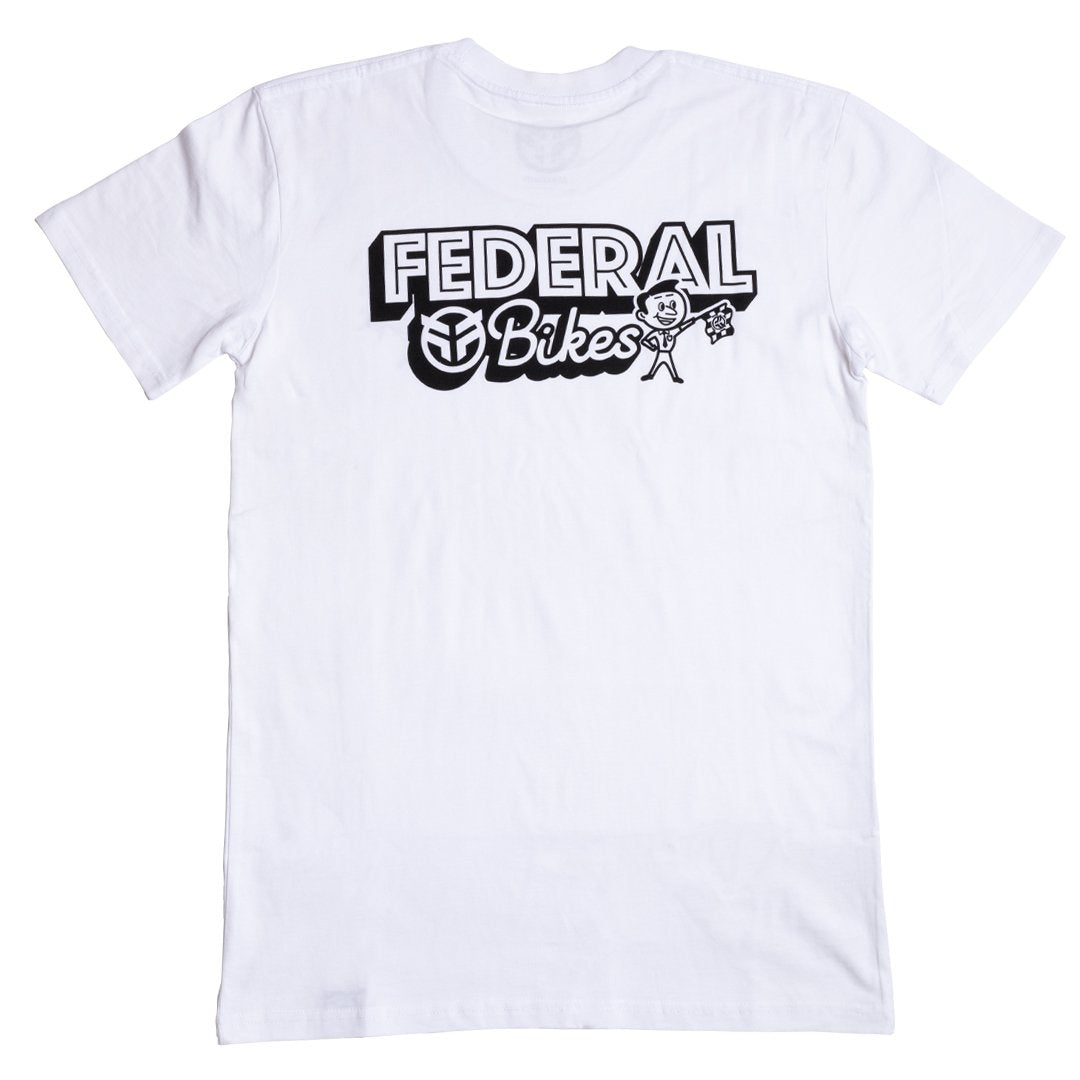 Federal Racer T-Shirt - White - Waller BMX