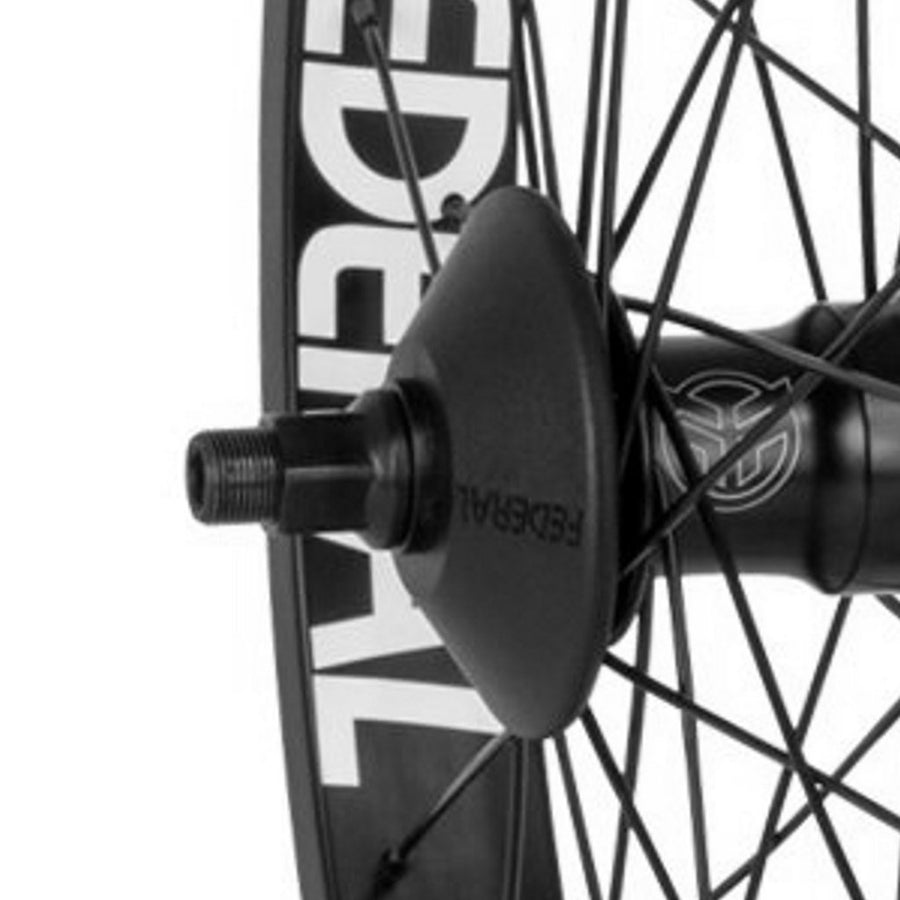 Federal LHD Stance Motion Freecoaster Wheel With Guards And Butted Spokes - Black 9 Tooth at . Quality Rear Wheels from Waller BMX.