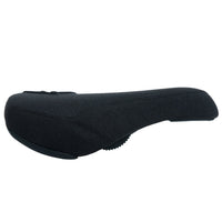 Federal Slim Steath Logo Seat - Black With Raised Black Embroidery at . Quality Seat from Waller BMX.